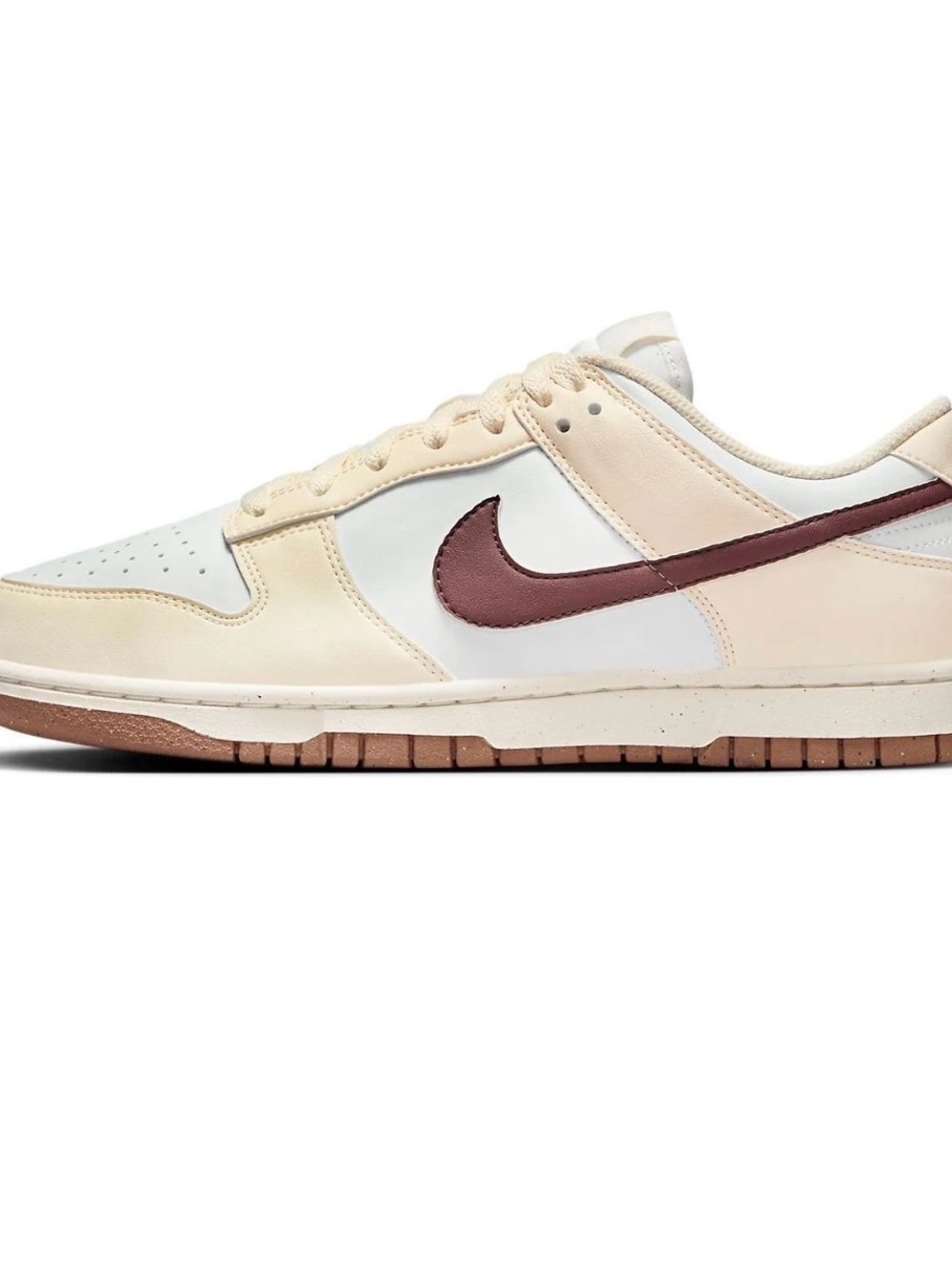 Nike Women’s Dunk Low-Top Nature Sneaker in Coconut Mauve